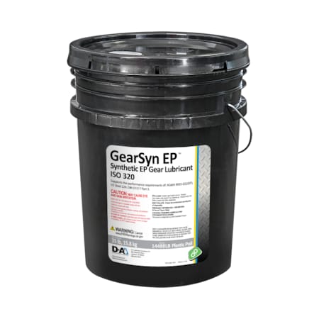 D-A GearSyn EP Synthetic Gear Oil ISO 320 - 35 Lb Plastic Pail